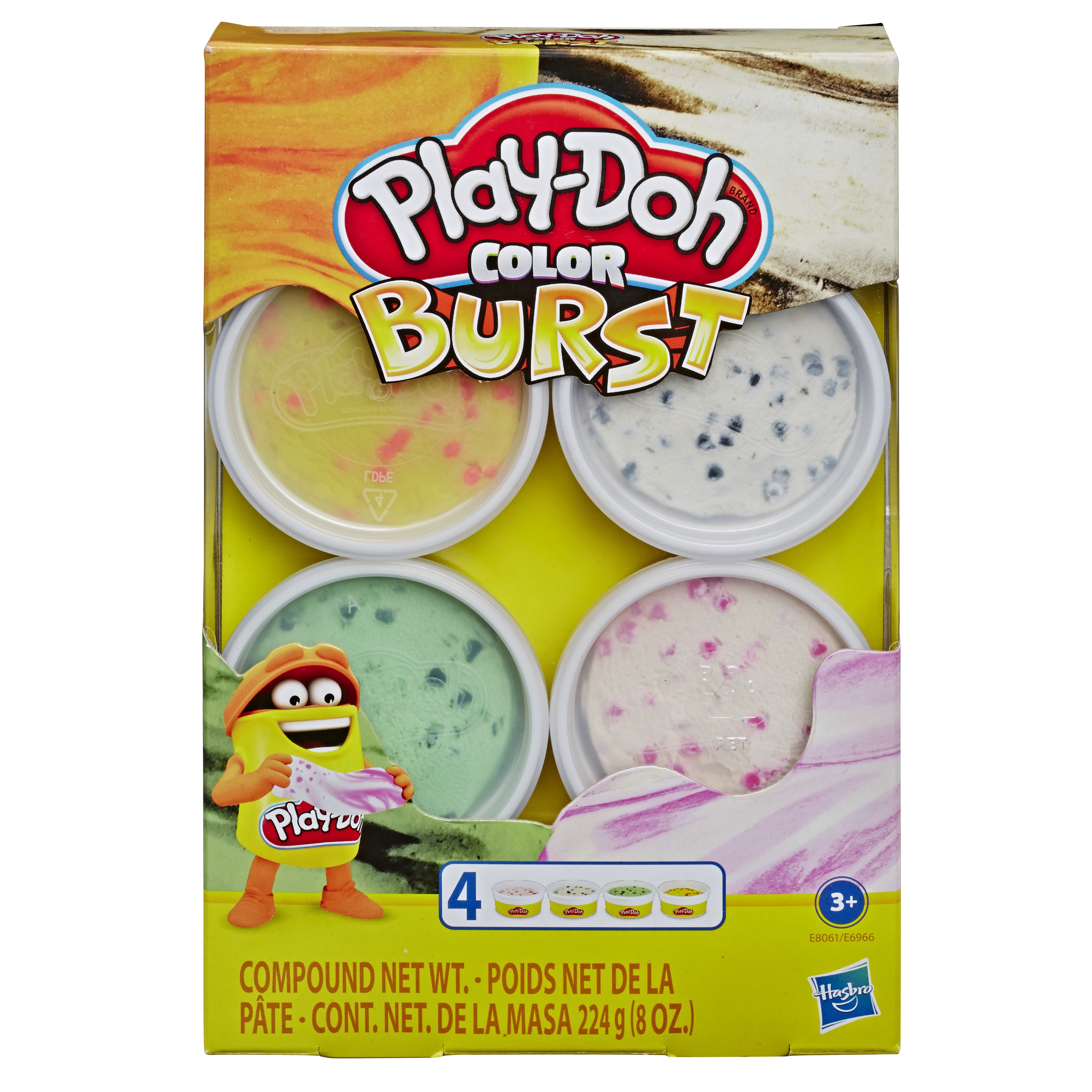 Набор для творчества пластилин Hasbro Play-Doh Compounds Взрыв цвета Ice Cream Pack E6966_E8061 Набор для творчества пластилин Hasbro Play-Doh Compounds Взрыв цвета Ice Cream Pack E6966_E8061