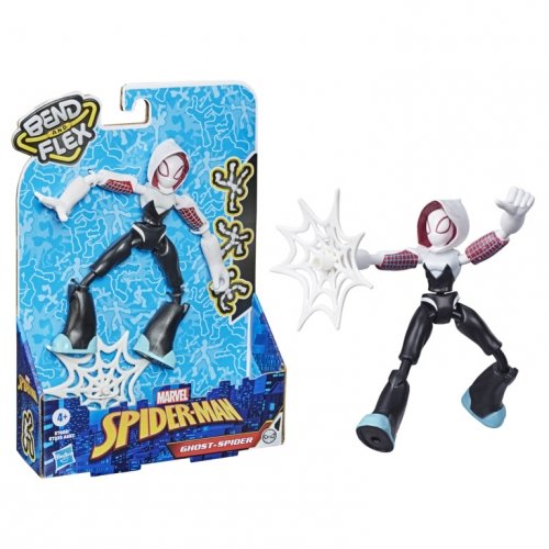 Игровая фигурка Hasbro Marvel Spd Bend And Flex Ghost Spider 15 см E7335_E7688