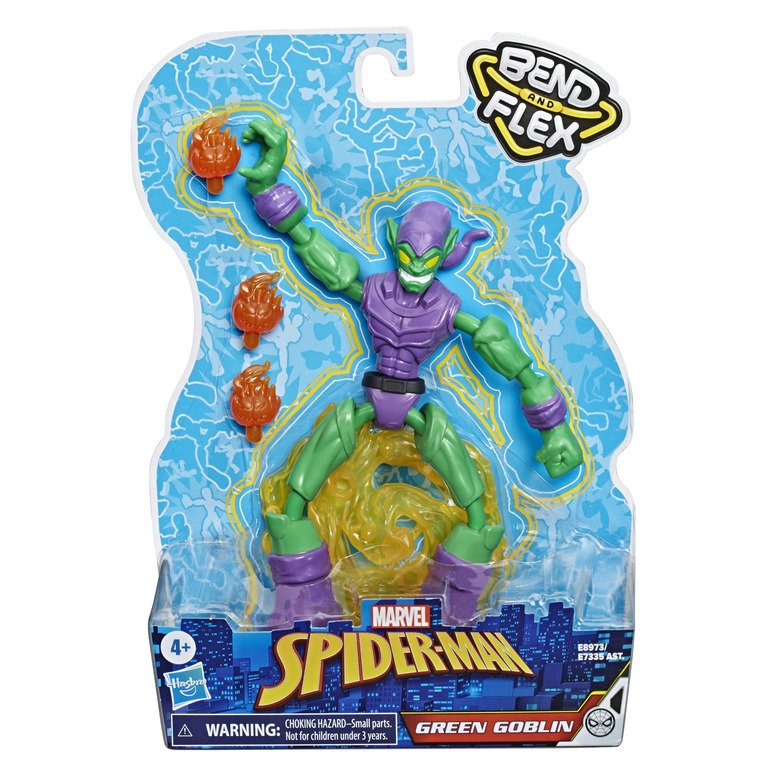 Игровая фигурка Hasbro Marvel Spd Bend And Flex Green Goblin 15 см E7335_E8973 Игровая фигурка Hasbro Marvel Spd Bend And Flex Green Goblin 15 см E7335_E8973