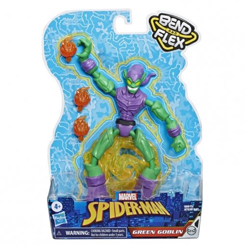 Игровая фигурка Hasbro Marvel Spd Bend And Flex Green Goblin 15 см E7335_E8973