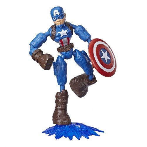 Игровая фигурка Hasbro Marvel Мстители Бенди Avn Bend And Flex Captain America 15 см E7377_E7869