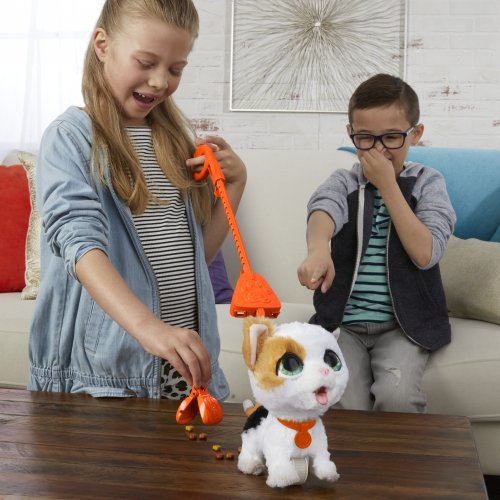 Интерактивная игрушка Hasbro FurReal Friends Poopalots Big Wags Cat E8898_E8946