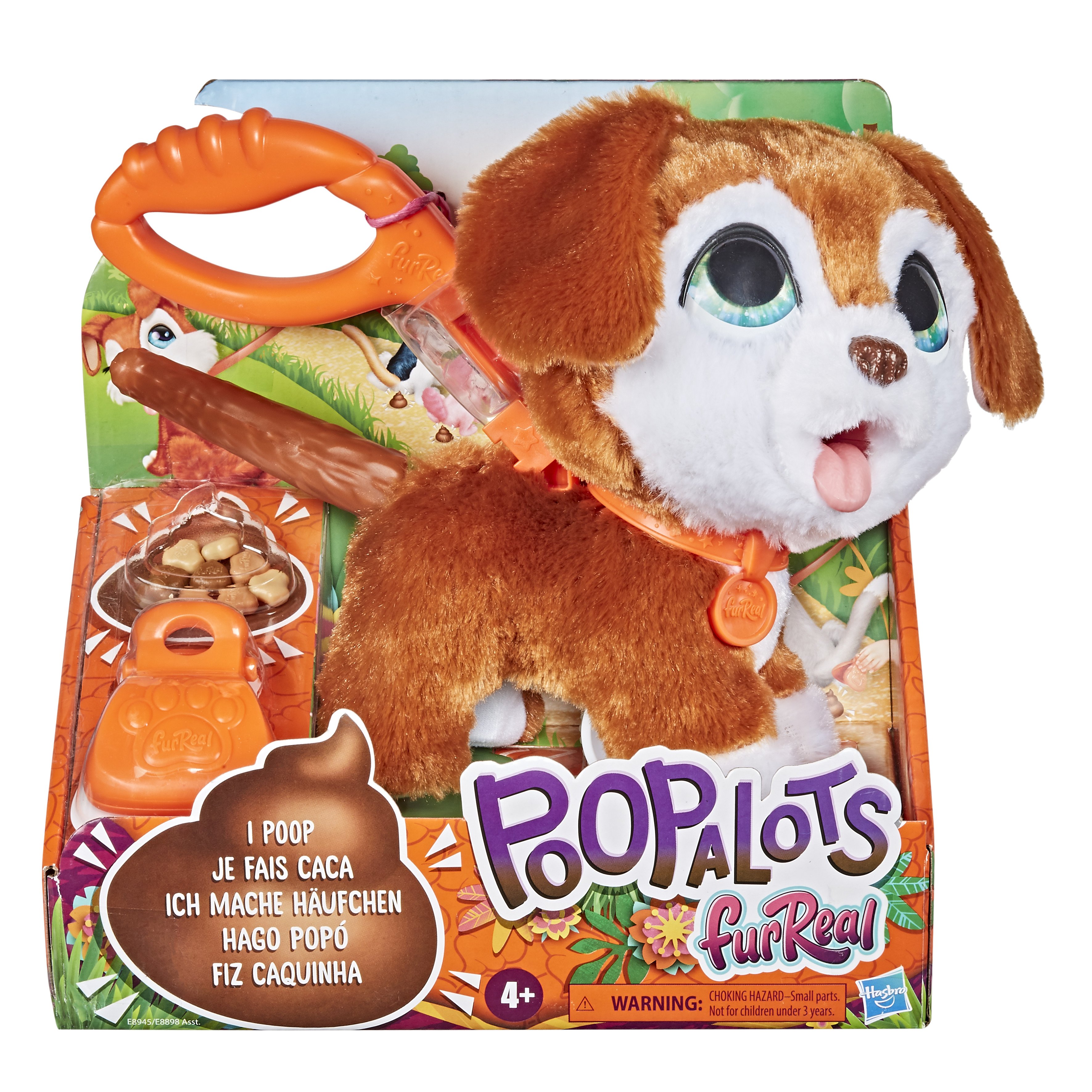Интерактивная игрушка Hasbro FurReal Friends Poopalots Big Wags Dog E8898_E8945 Интерактивная игрушка Hasbro FurReal Friends Poopalots Big Wags Dog E8898_E8945