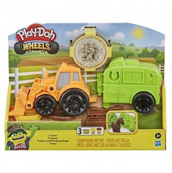 Набор для творчества пластилин Hasbro Play-Doh Wheels Трактор F1012