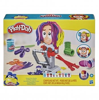 Набор для творчества пластилин Hasbro Play-Doh Core Сумасшедшие Прически F1260