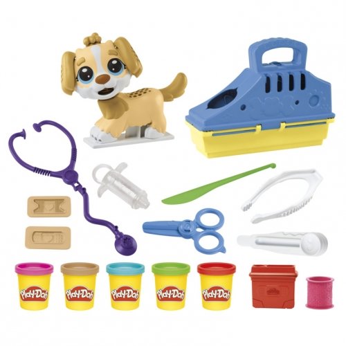 Набор для творчества пластилин Hasbro Play Doh Прием у ветеринара F3639