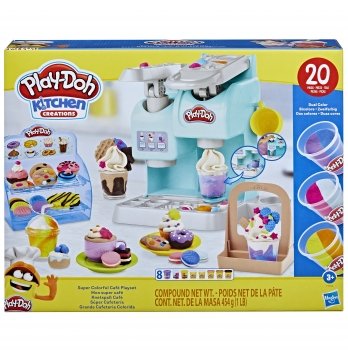 Набор для творчества пластилин Hasbro Play-Doh Food role play Разноцветное кафе F5836