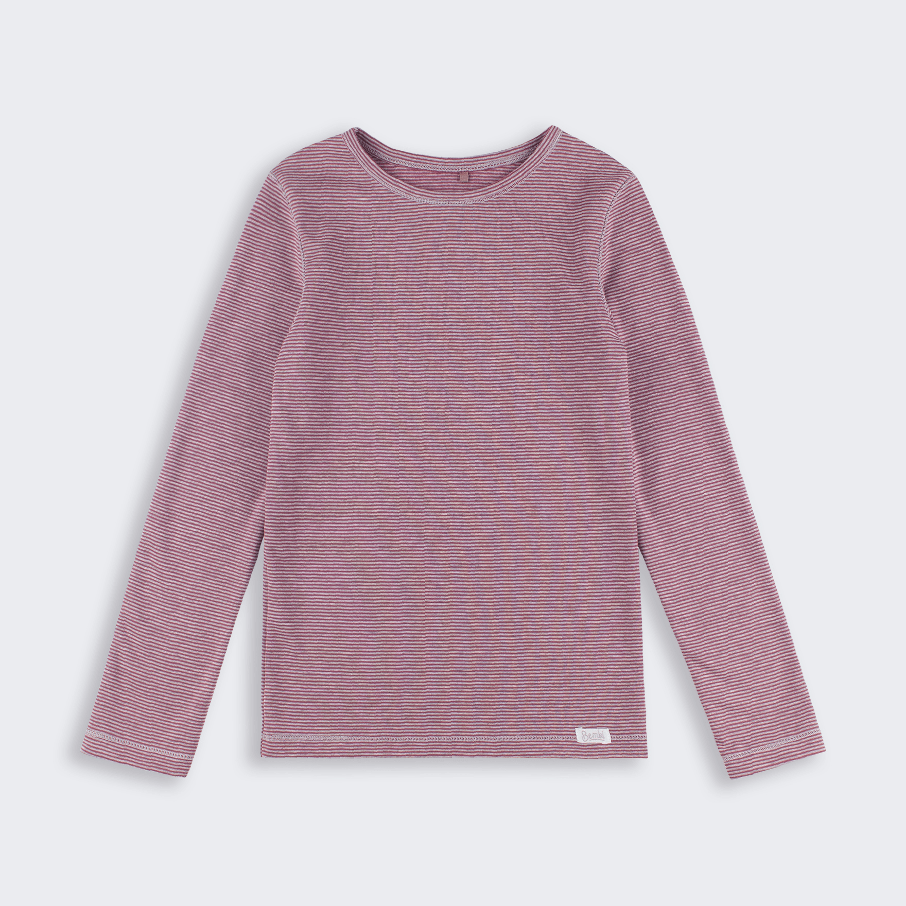 Джемпер для детей Bembi 7 - 13 лет Рибана с начесом Розовый/Серый 3X1 ФБ723