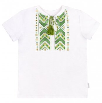 Детская футболка Bembi ЕТНNО 1 - 1,5 лет Супрем Зеленый ФБ752