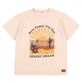 Детская футболка Bembi Desert Sun 5 - 6 лет Супрем Молочный ФБ914