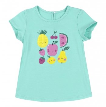 Детская футболка Bembi Summer 2023 9 - 18 мес Супрем Мятный ФБ943