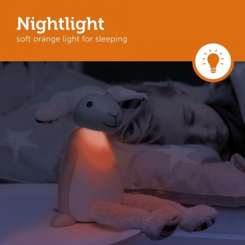 Лампа ночник для новорожденных Zazu Барашек Серый ZA-FIN2.0-01