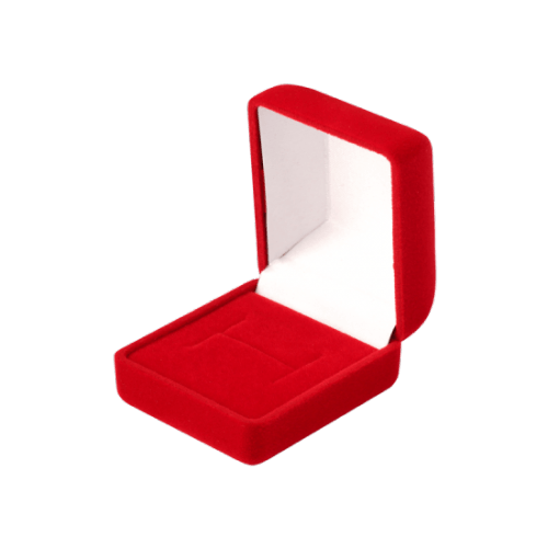Футляр для ювелирных изделий бархатный Красный FK-158