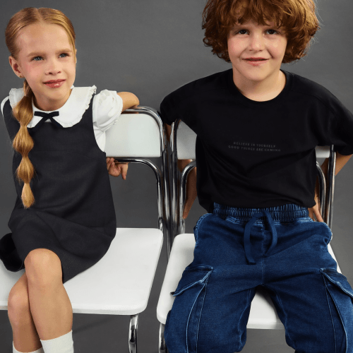 Футболка детская Bembi City collection 6 - 13 лет Супрем Черный ФТ68