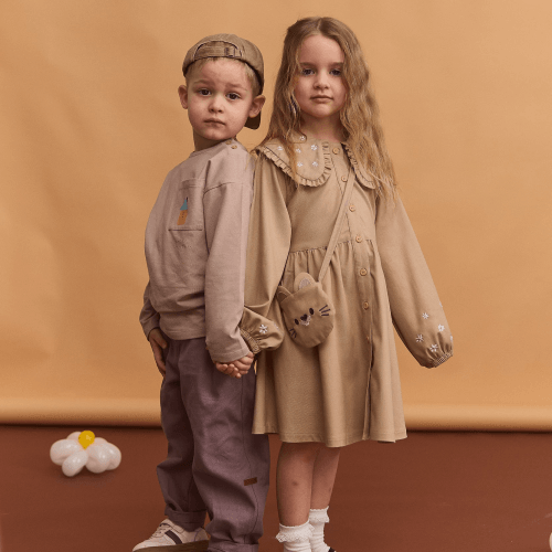 Детское платье Bembi 1,5 - 5 лет Коттон Бежевый G00 ПЛ457