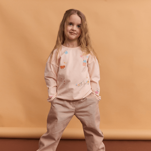 Лонгслив на девочку Bembi 1,5 - 5 лет Супрем Абрикосовый I00 ФТ77
