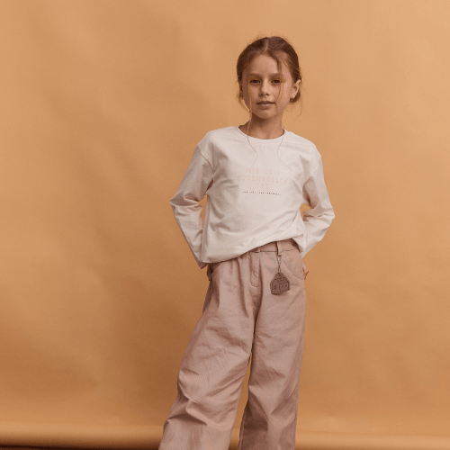 Лонгслив на девочку Bembi 6 - 13 лет Супрем Молочный 200 ФТ81