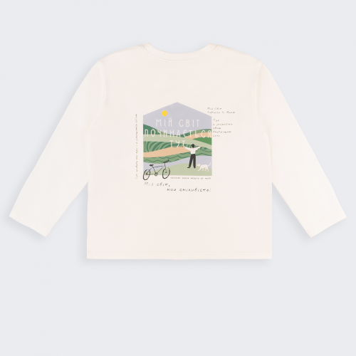 Лонгслив для мальчика Bembi 6 - 13 лет Супрем Молочный 200 ФТ83