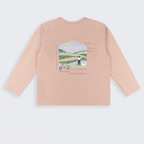 Лонгслив для мальчика Bembi 6 - 13 лет Супрем Бежевый G00 ФТ83