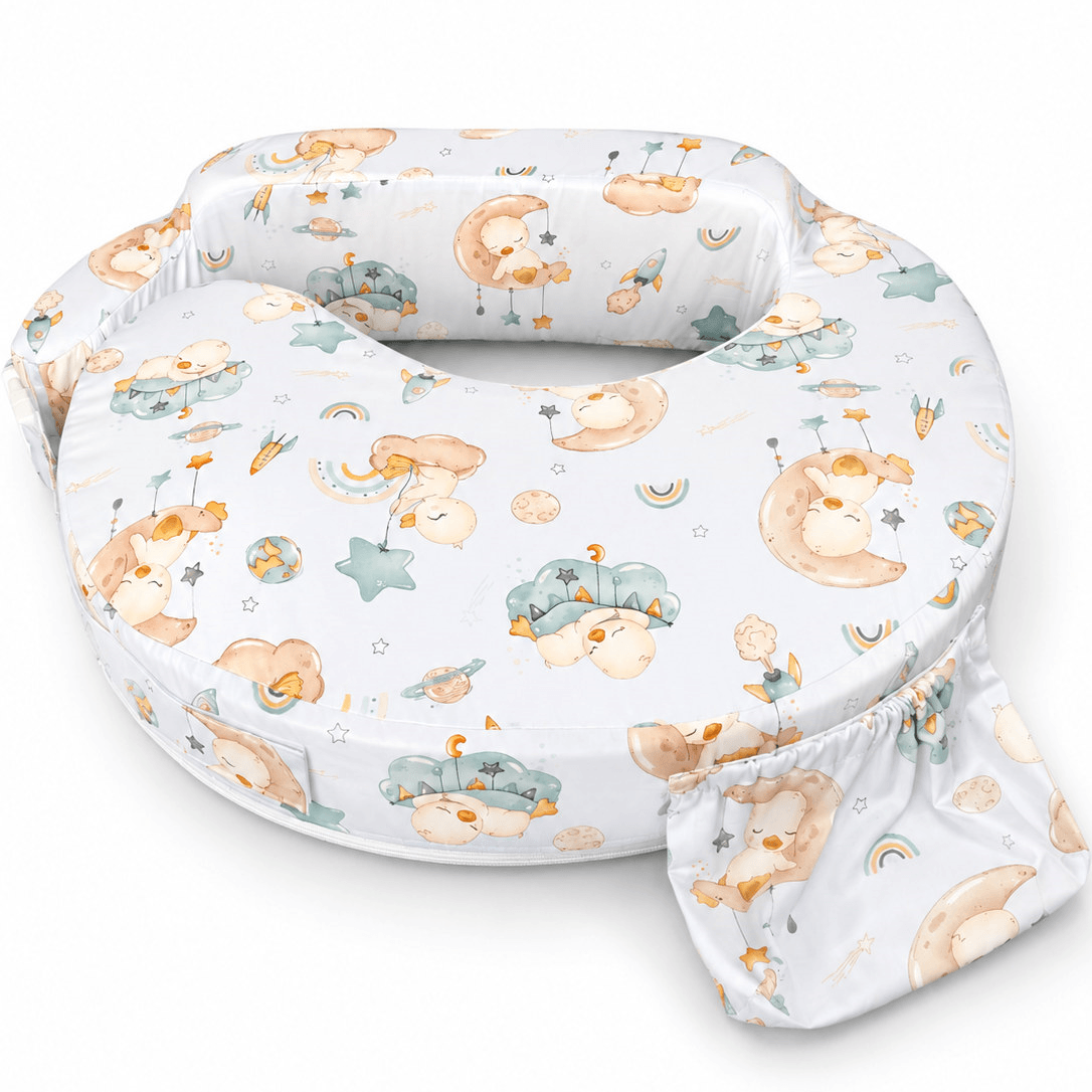 Сменный чехол на ортопедическую подушку для кормления Feeding Pillow Уточки 152-56-10