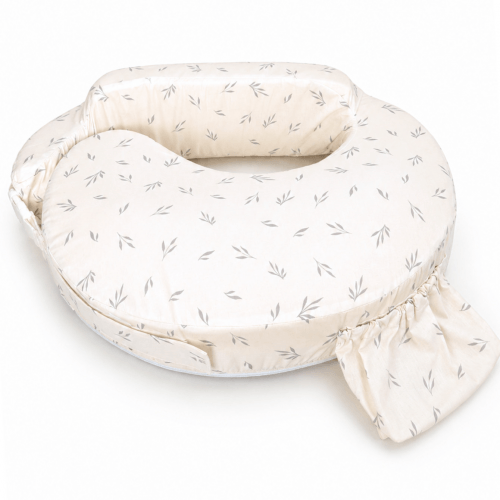 Сменный чехол на ортопедическую подушку для кормления Feeding Pillow Веточки на молочном 152-56-14