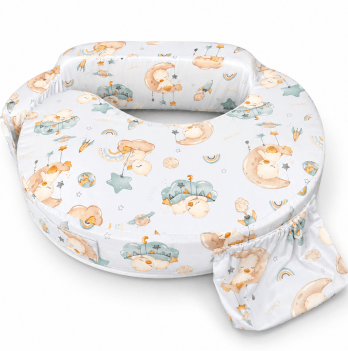 Сменный чехол на ортопедическую подушку для кормления Feeding Pillow Уточки 152-56-10