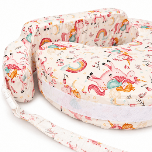 Сменный чехол на ортопедическую подушку для кормления Feeding Pillow Принцессы и единороги 152-56-13