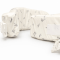 Сменный чехол на ортопедическую подушку для кормления Feeding Pillow Веточки на молочном 152-56-14
