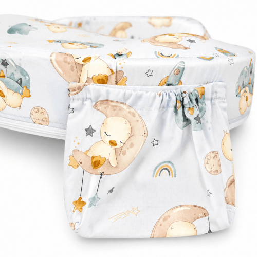 Сменный чехол на ортопедическую подушку для кормления Feeding Pillow Уточки 152-56-10