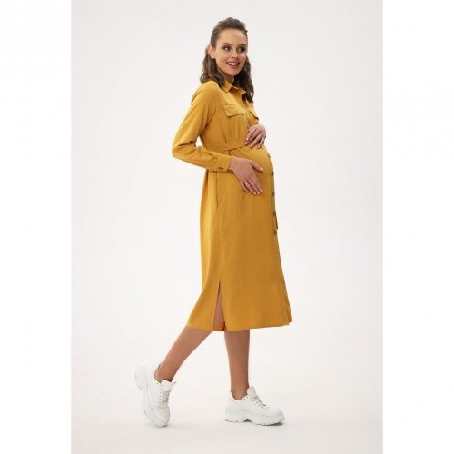 Платье для беременных и кормящих Dianora Горчичный 2139 1606