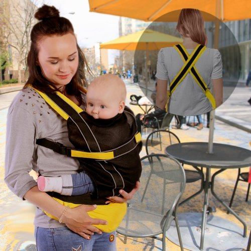 Эрго рюкзак Ontario Baby Free Air 3D Желтый ART-0000287