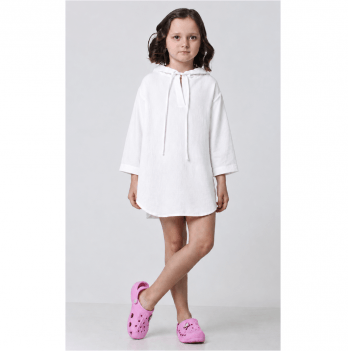 Муслиновая туника детская Lafleur Фрея 8 - 11 лет Белый