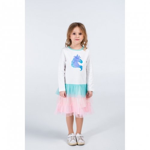 Детское платье Vidoli Молочный G-20856W