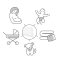 Пеленки одноразовые гигиенические BabyOno 40х60 см 10+2 шт 513/12