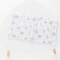 Муслиновая пеленка для детей ELA Textile&Toys Гортензии Муслин Белый/Розовый 100х80 см MD002FL
