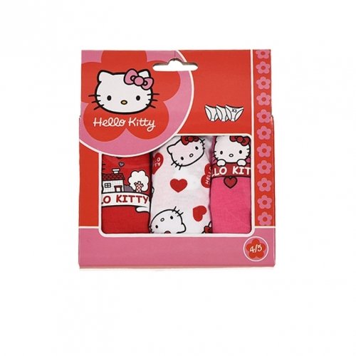 Трусики для девочки Disney Official Hello Kitty, 3шт Трусики для девочки Disney Official Hello Kitty, 3шт