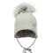 Зимняя шапка для девочки Broel, возраст от 12 до 18 месяцев, арт. ILIADA, серая