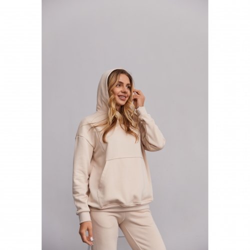 Худи для беременных и кормящих Lullababe Chelm Tash Light Beige Светло-Бежевый LB06CH177