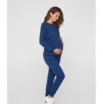 Спортивный костюм для беременных и кормящих мам Lullababe Detroit Неви