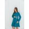 Платье для беременных и кормящих Lullababe Budapest Sea wave Синий LB05BD174