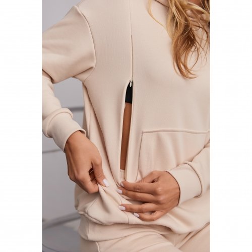 Худи для беременных и кормящих Lullababe Chelm Tash Light Beige Светло-Бежевый LB06CH177