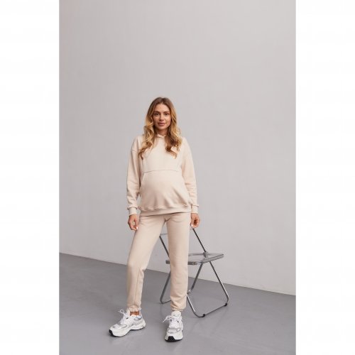 Худи для беременных и кормящих Lullababe Chelm Tash Light Beige Светло-Бежевый LB06CH177