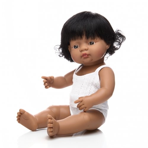 Кукла анатомическая Miniland Educational Девочка испанка в белье 38 см  31158