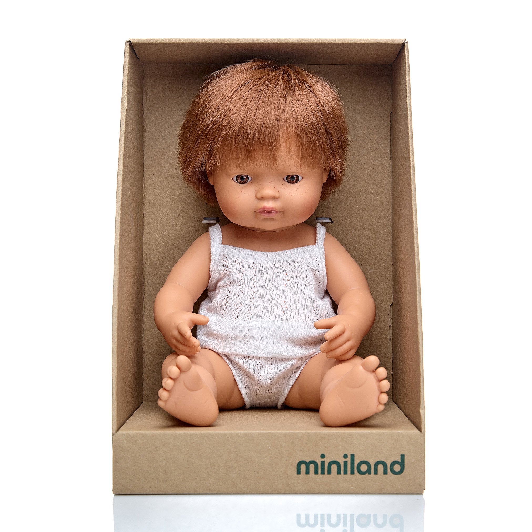 Кукла анатомическая Miniland Educational Мальчик рыжий в белье 38 см 31149 Кукла анатомическая Miniland Educational Мальчик рыжий в белье 38 см 31149