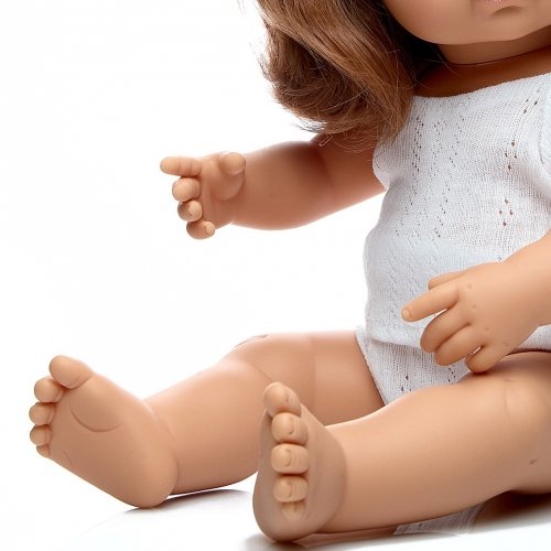 Кукла анатомическая Miniland Educational Девочка рыжая в белье 38 см  31150
