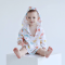 Муслиновая туника детская ELA Textile&Toys Динозаврики 2 - 7 лет Муслин Белый/Желтый MT001DN