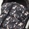 Зимний конверт в прогулочную коляску на флисе ДоРечі Trend с опушкой Волшебный лес Черный/Розовый 2057O