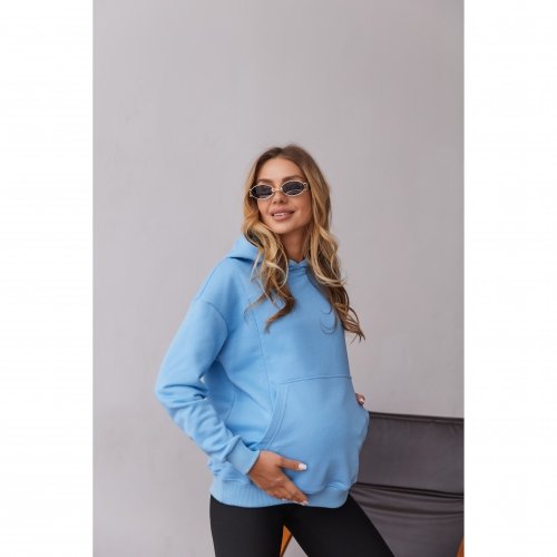 Худи для беременных и кормящих Lullababe Chelm Blue Голубой LB06CH107