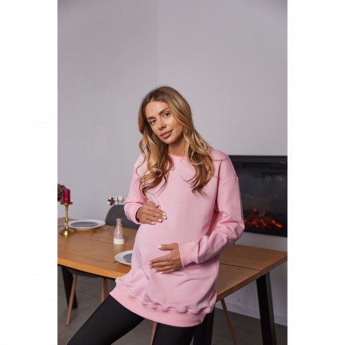 Свитшот для беременных и кормящих Lullababe Santa Fe Pink Розовый LB06SN124