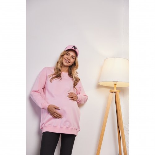 Свитшот для беременных и кормящих Lullababe Santa Fe Pink Розовый LB06SN124